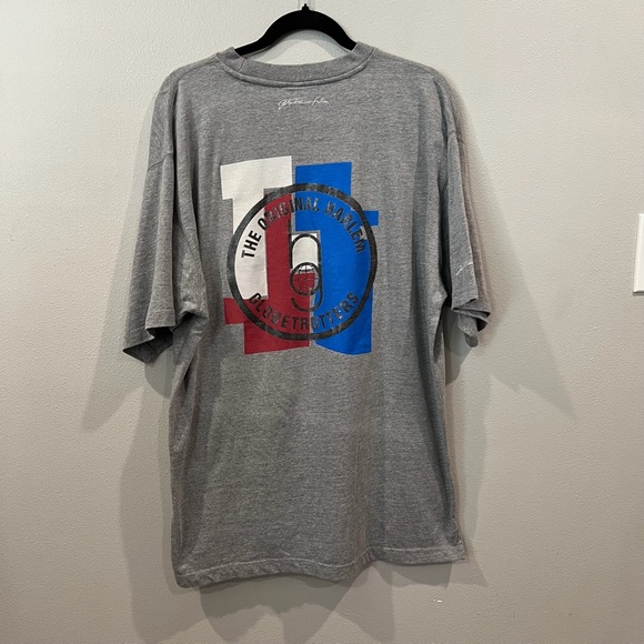 Platinum Fubu Vintage Harlem Globetrotters T-Shirt Grey X-Large - Picture 8 of 11